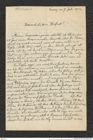 Nachlass Franz Steindachner, Brief von Arnold Penther an Franz Steindachner (07.07.1914), Inv.Nr. 388.01, Seite 1